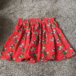 Floral floral skirt